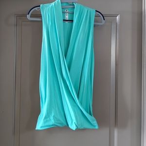 Fabletics Teal Slouch Tank
